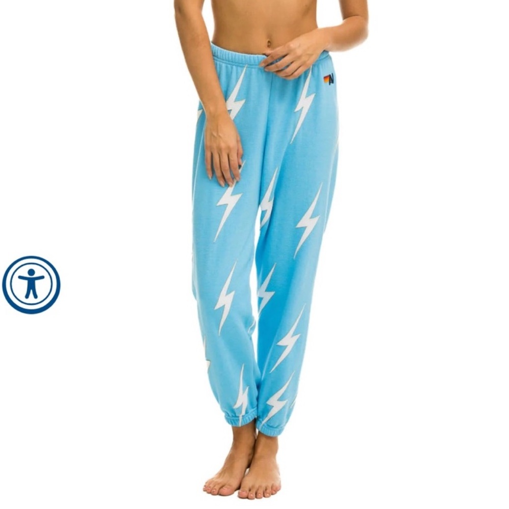 Aviator Nation Bolt Stitch Repeat Sweatpants pants bottoms yoga